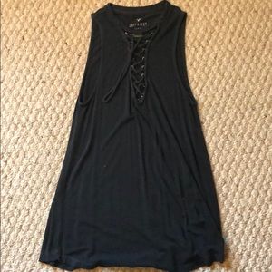 Dark Grey Sleeveless Tank